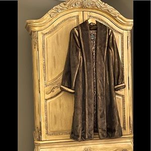 Dennis Basso faux fur coat